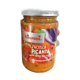 Răureni Spicy Zacusca, Romanian Vegetable Spread 300g (10.6oz)