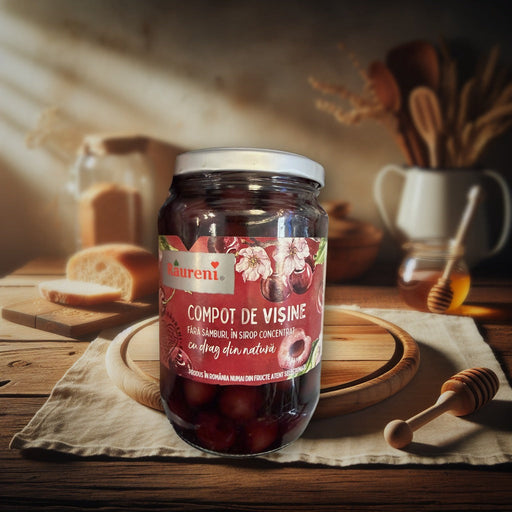 Raureni Compot Visine 367/720ml — authentic pantry from Romania | Hamilton Euromarket