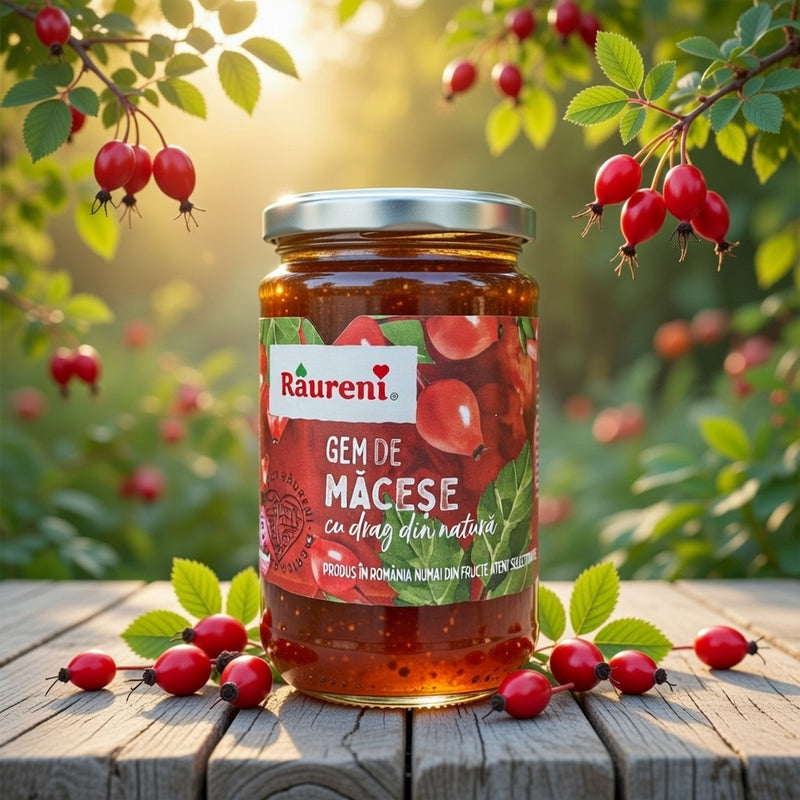 Raureni Rosehip Jam 370 g
