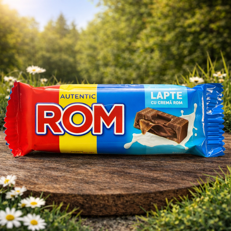 ROM Lapte cu Crema Rom Chocolate Bar 30 g