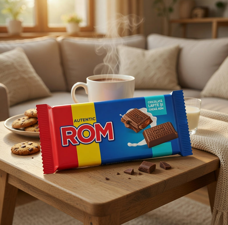 Kandia ROM Rum Chocolate Bar with Milk 88 g