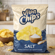 Viva Chips Salt Potato Chips 100 g — authentic snack from Romania | Hamilton Euromarket