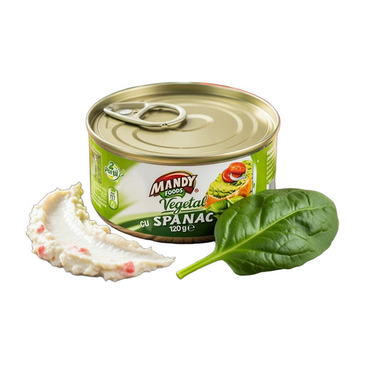 Mandy Foods Vegetable Pate with Spinach (Vegetal cu Spanac) 120 g | Hamilton Euromarket