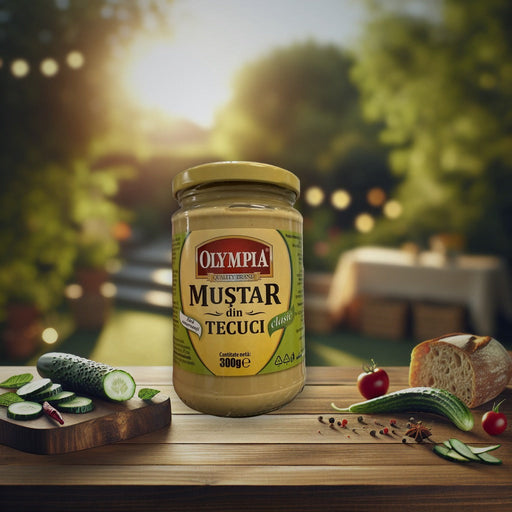 Olympia Classic Mustard from Tecuci 300g — authentic pantry from Romania | Hamilton Euromarket
