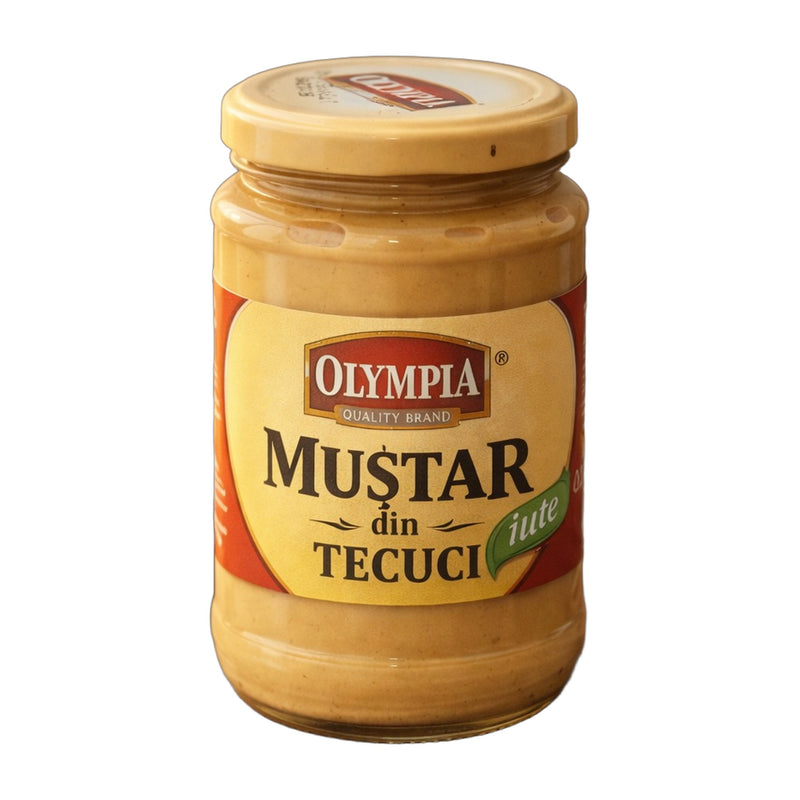 Olympia Mustar din Tecuci Iute Spicy Mustard 300 g | Hamilton Euromarket