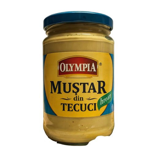 Olympia Mustar din Tecuci Mustard with Horseradish 300 g | Hamilton Euromarket
