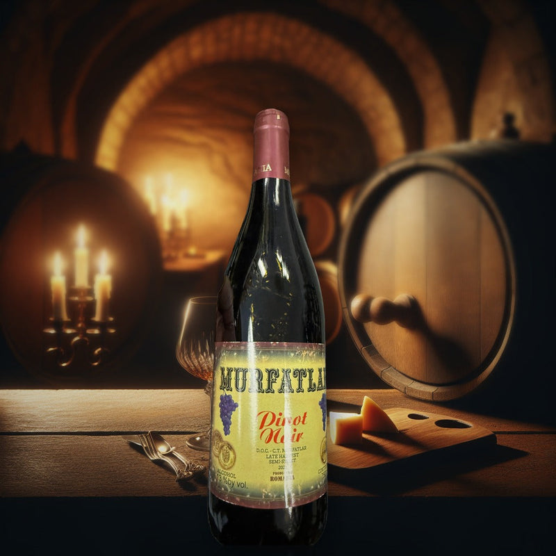 Murfatlar Pinot Noir Late Harvest Semi-sweet 2021 750 ml — authentic alcohol from Romania | Hamilton Euromarket