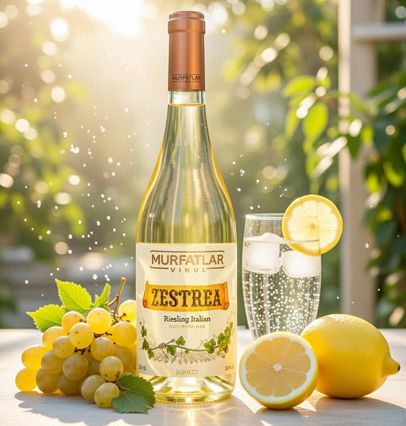 Murfatlar Zestrea Riesling Italian Semi-Dry White Wine 750 ml