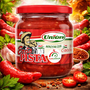 Univer Eros Pista Raw Hot Ground Paprika Paste 200 g — authentic pantry from Hungary | Hamilton Euromarket