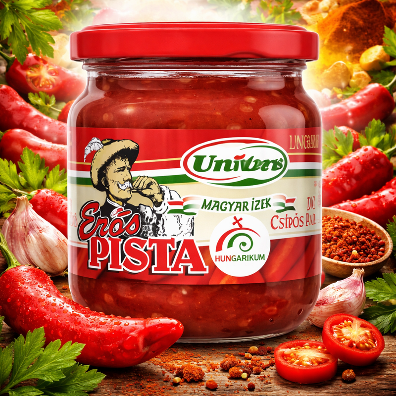 Univer Eros Pista Raw Hot Ground Paprika Paste 200 g