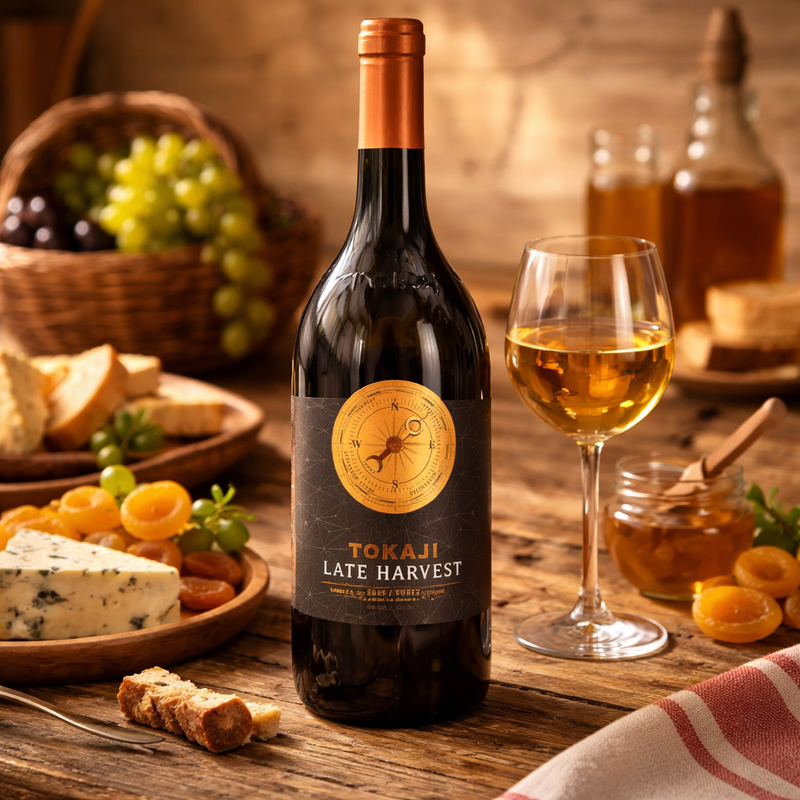 Wine Navigator Tokaji Late Harvest Cuvée Sweet White Wine 750 mL