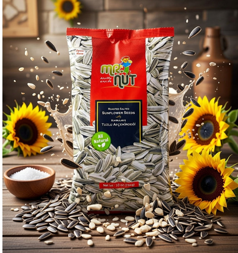 Mr Nut Salted Roasted Sunflower Seeds 284 g