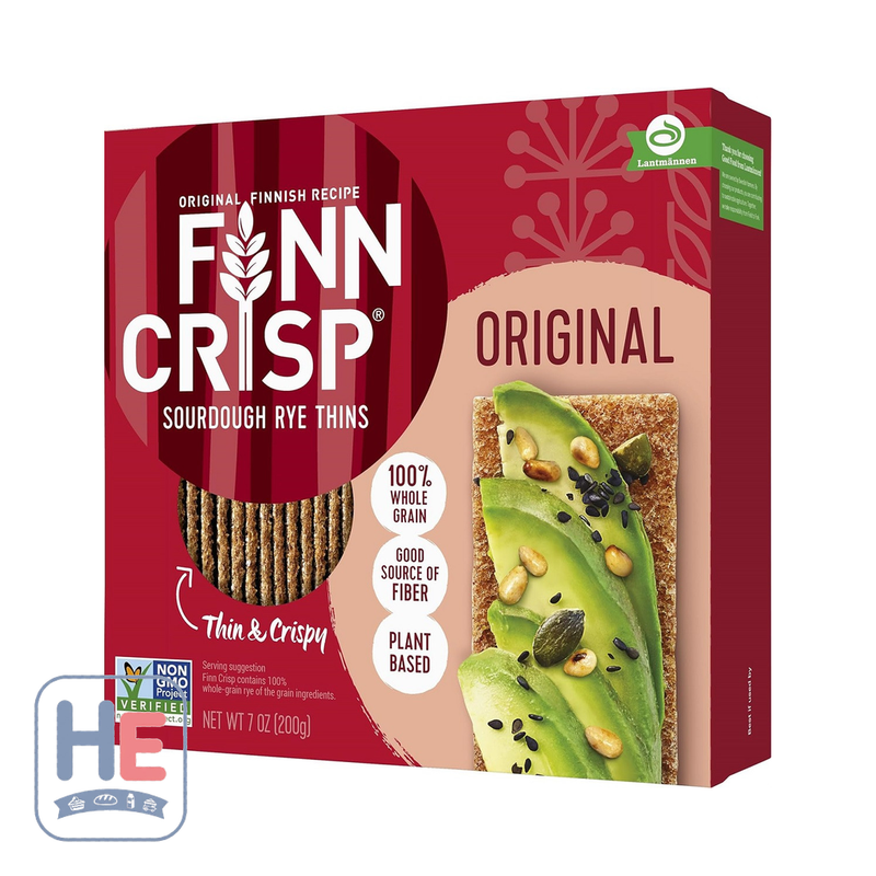 Finn Crisp Original Sourdough Rye Thins 200g (7.1oz) | HE hero 605870000152