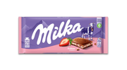 Milka Strawberry Alpine Milk Chocolate Bar 100g (3.5oz)