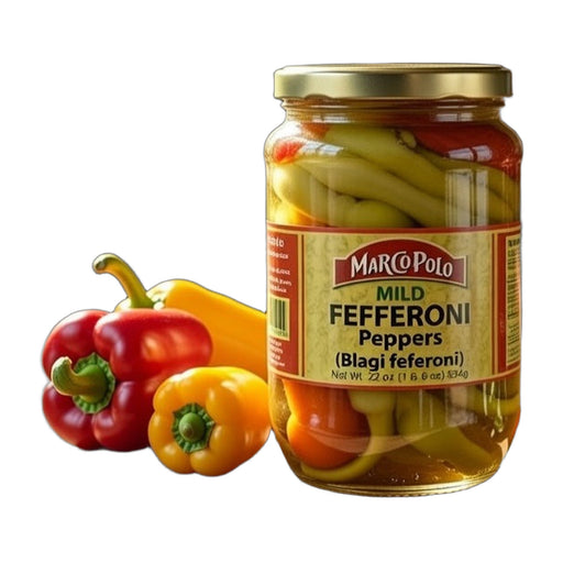 Marco Polo Mild Feferoni Peppers 600 g | Hamilton Euromarket