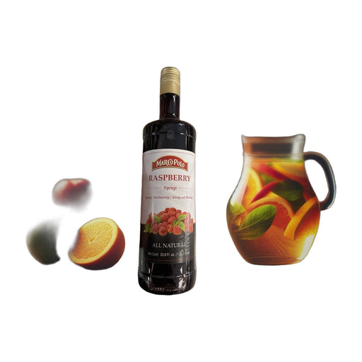Marco Polo All Natural Raspberry Syrup 51 g | Hamilton Euromarket