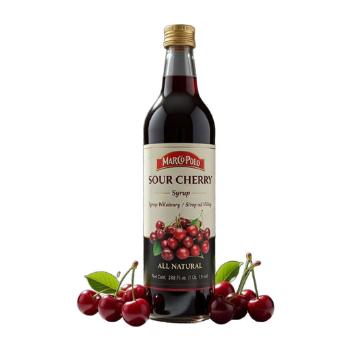 Marco Polo Sour Cherry Syrup 1 L | Hamilton Euromarket