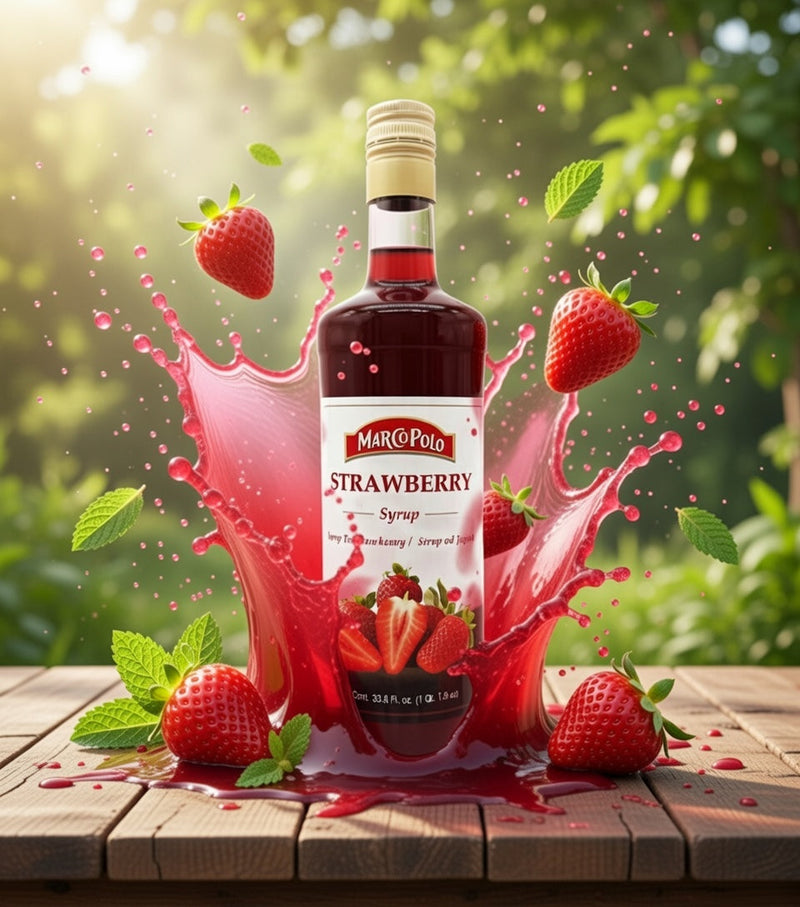 Marco Polo Strawberry Syrup () 1000 g