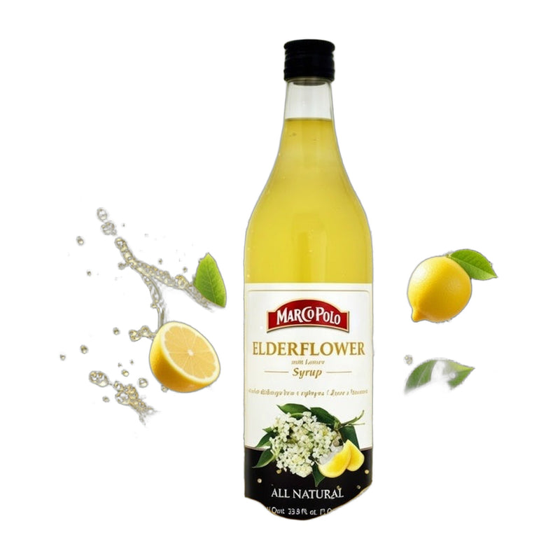 Marco Polo Elderflower Syrup () 1000 g | Hamilton Euromarket