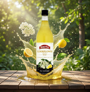 Marco Polo Elderflower Syrup () 1000 g — authentic beverage from United States | Hamilton Euromarket