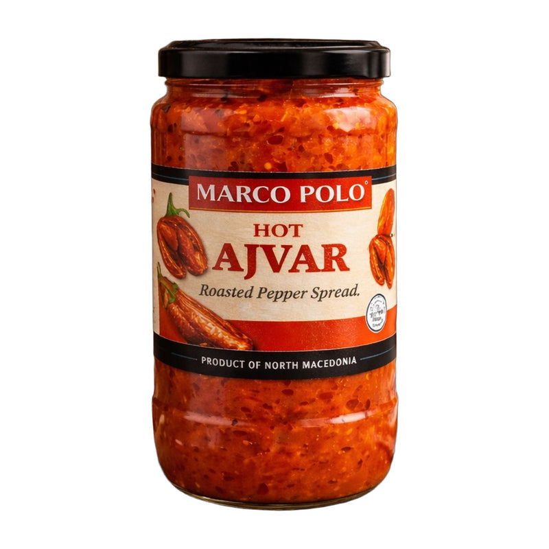 Marco Polo Hot Ajvar Roasted Red Pepper Spread 545 g | Hamilton Euromarket