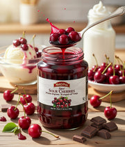 Marco Polo Pitted Sour Cherries 680 g (24 oz) — authentic pantry from United States | Hamilton Euromarket