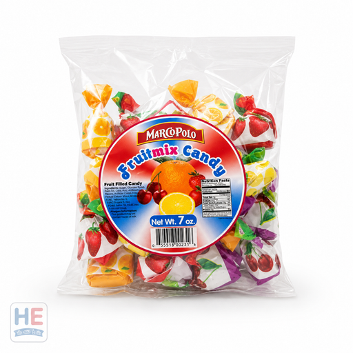 Marco Polo Fruitmix fruit-filled hard candy 198g — Turkish assorted-flavor sweets