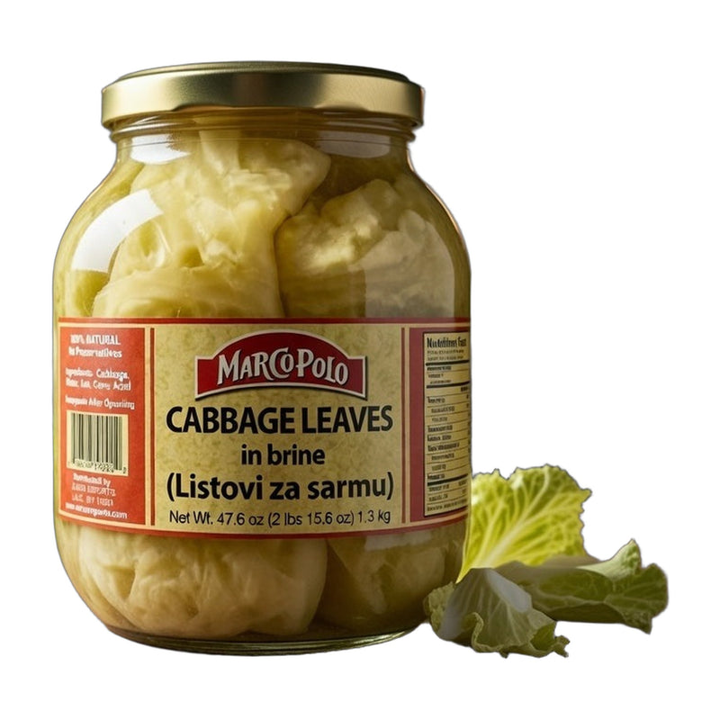Marco Polo Cabbage Leaves in Brine 1.3 kg | Hamilton Euromarket