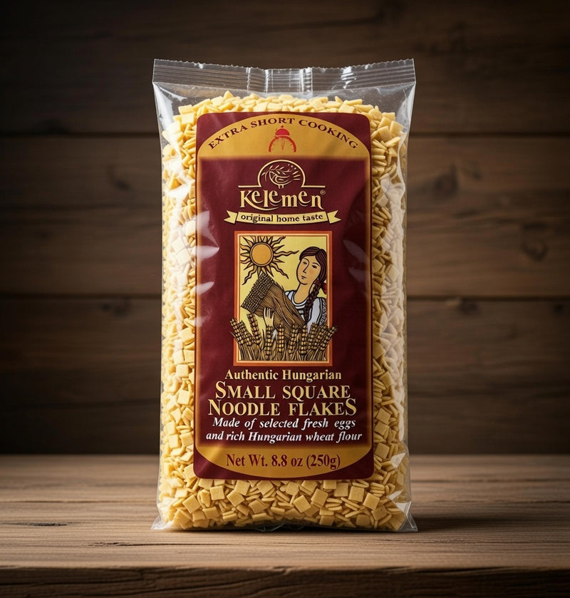 Kelemen Small Square Noodle Flakes 250 g