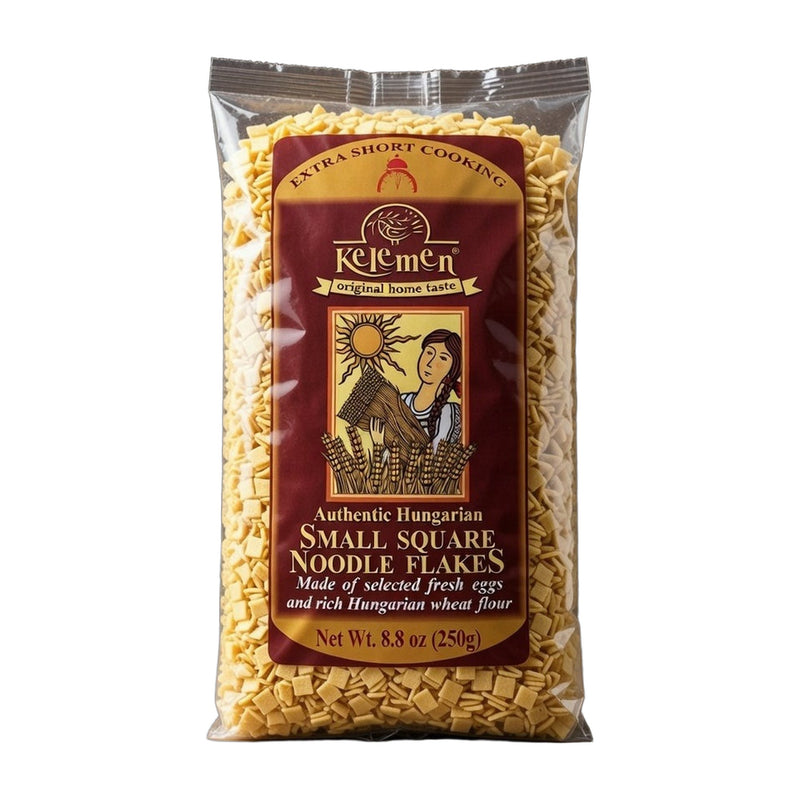 Kelemen Small Square Noodle Flakes 250 g | Hamilton Euromarket