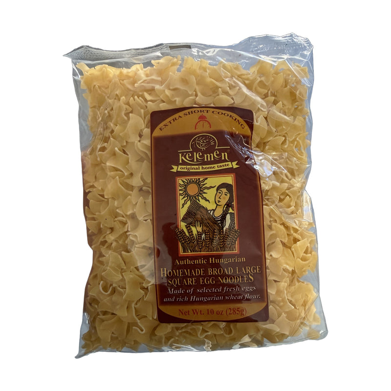 Rejemen Authentic Hungarian Homemade Broad Large Square Egg Noodles 10 oz | Hamilton Euromarket