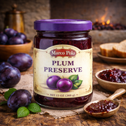 Marco Polo Plum Preserve 368 g — authentic pantry from Bulgaria | Hamilton Euromarket
