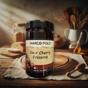 Marco Polo Sour Cherry Preserve 368 g — authentic pantry from Bulgaria | Hamilton Euromarket