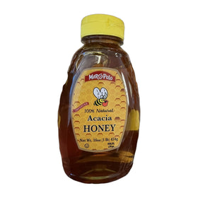 Marco Polo Natural Acacia Honey, Hungarian & Romanian 454g (1lb)