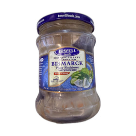 Lowell Foods Marinated Bismarck Herring Fillets, Polish Style 400g (14.1oz)