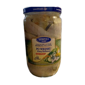 Lowell Foods Country Style Herring Fillets 650g (1.4lb)