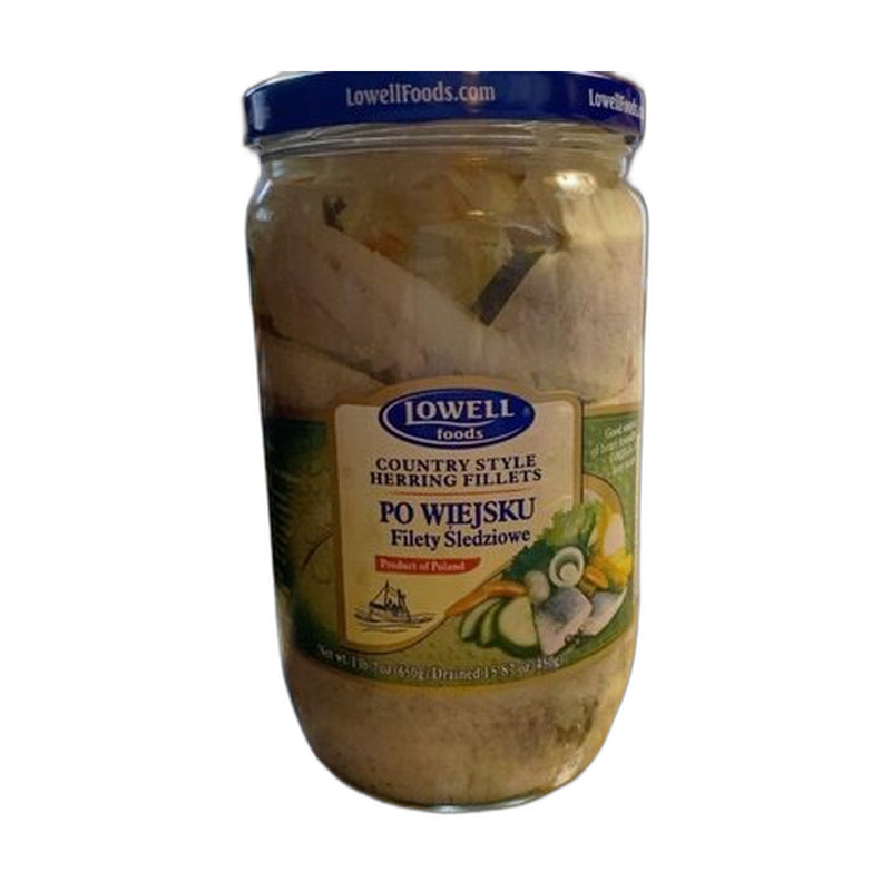 Lowell Foods Country Style Herring Fillets 650g | Hamilton Euromarket
