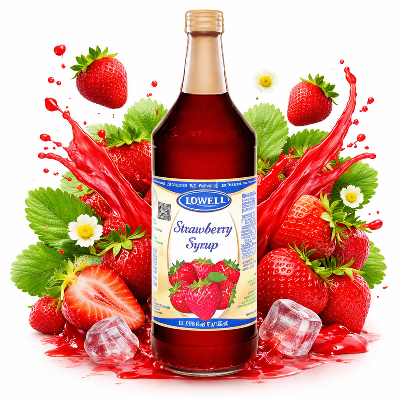 Lowell Strawberry Syrup 1 L