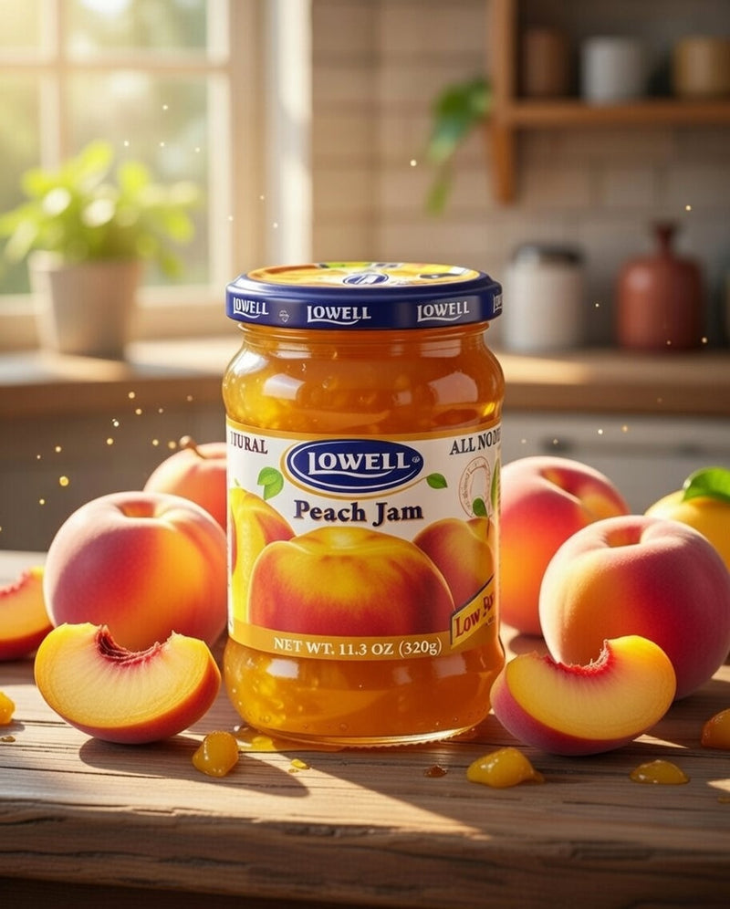 Lowell Peach Jam 320 g