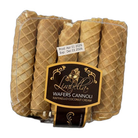 Lirabella Raffaello Coconut Cream Cannoli Wafers 500g (1.1lb)
