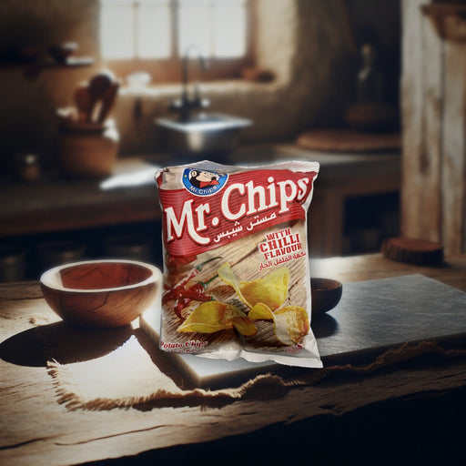 Mr. Chips Mr.chips Chilli Flavor 90 g — authentic snack from Qatar | Hamilton Euromarket