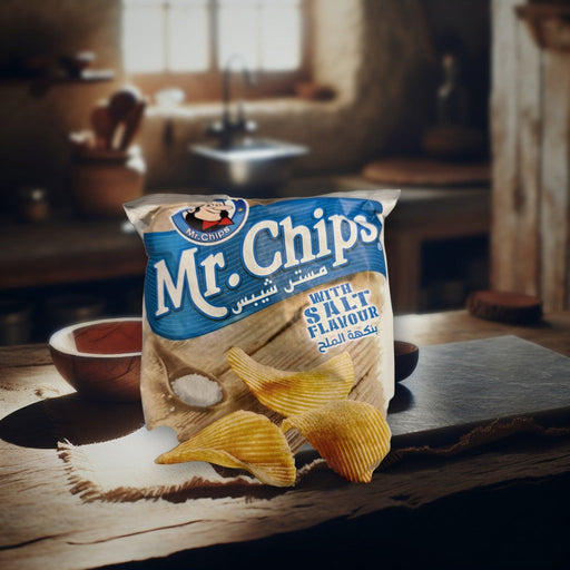 Mr. Chips Potato Chips With Salt Flavour 160 g — authentic snack from Jordan | Hamilton Euromarket