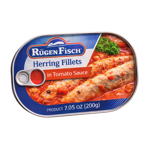 Rügen Fisch Herring Fillets in Tomato Sauce 200 g | Hamilton Euromarket