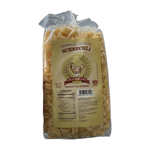 Schneckli German Egg Noodles Schneckli 17.6 oz (500g) | Hamilton Euromarket