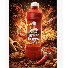 Zeisner Hot Curry Ketchup, German Style 495g (17.5oz)