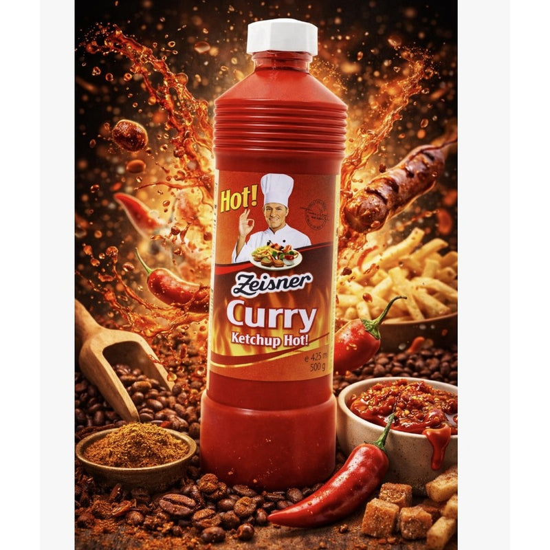 Zeisner Curry Ketchup Hot 495 g