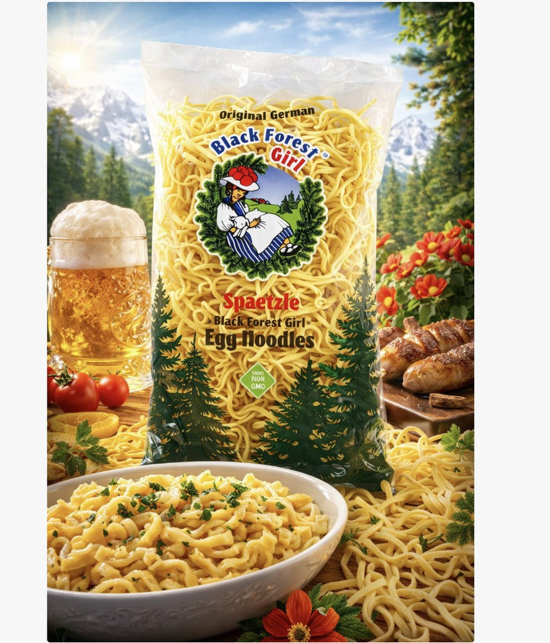 Black Forest Girl Egg Noodle Spaetzle 340 g