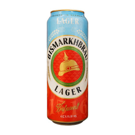 Bismarkhbrau Lager Beer, German Import 500ml (16.9fl oz)