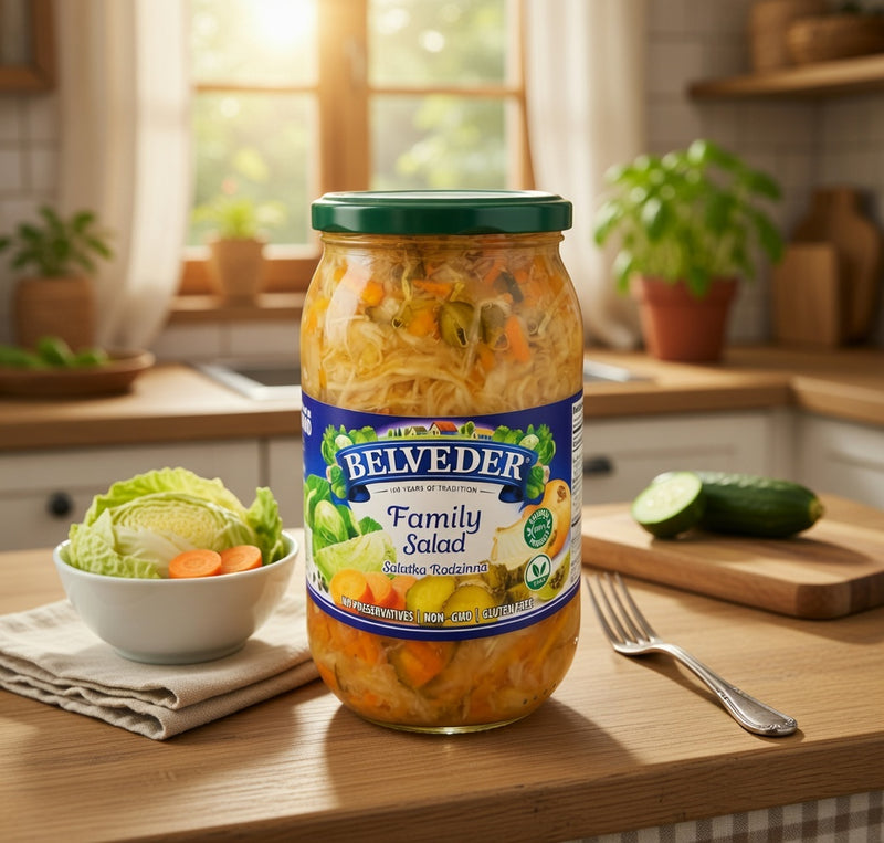 Belveder Family Salad Pickled Vegetable Mix 900 g