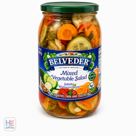 Belveder Family Salad (Sałatka Rodzinna), Polish Pickled Vegetables 900g (2lb)